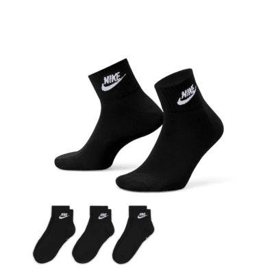 Nike Everyday Essential Ankle Socks (3 Pairs). Nike JP